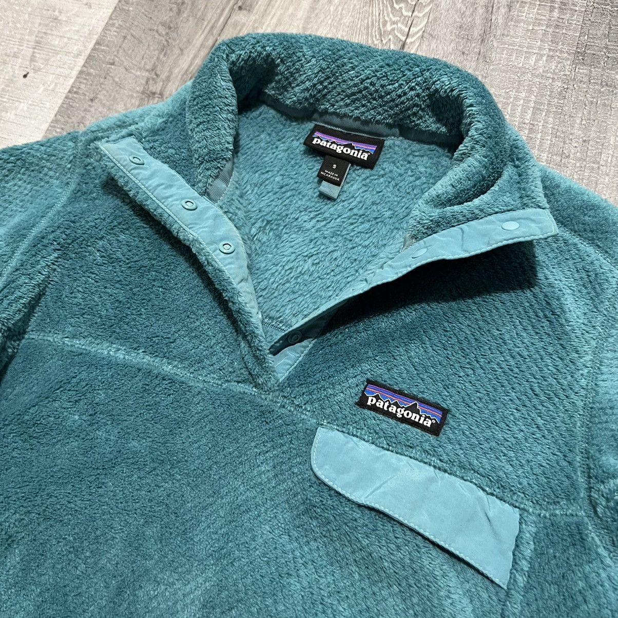 Patagonia Patagonia Re-Tool Snap-T Fleece Pullover Polartec Teal Blue Size S / US 4 / IT 40 - 3 Thumbnail
