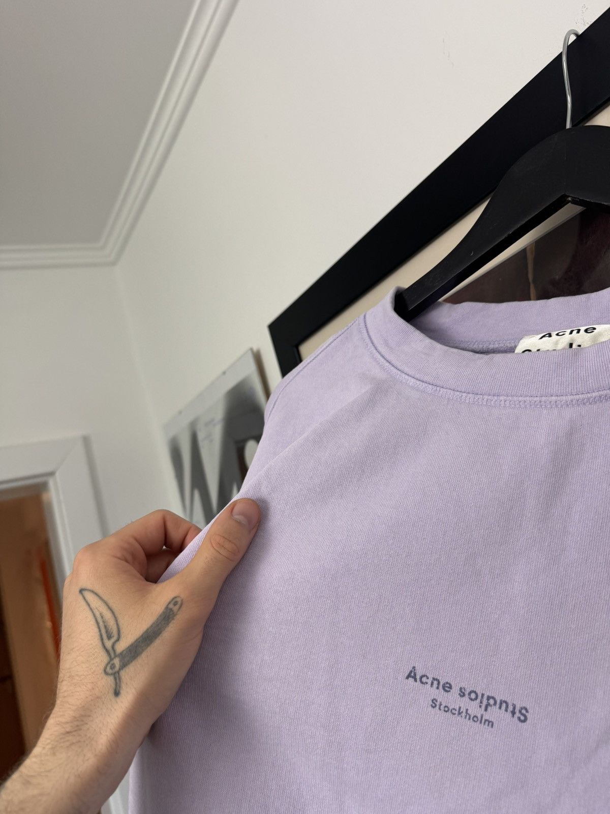 Acne Studios Acne Studios Reverse-logo Oversize Crewneck Stockholm Boxy Size US M / EU 48-50 / 2 - 3 Thumbnail
