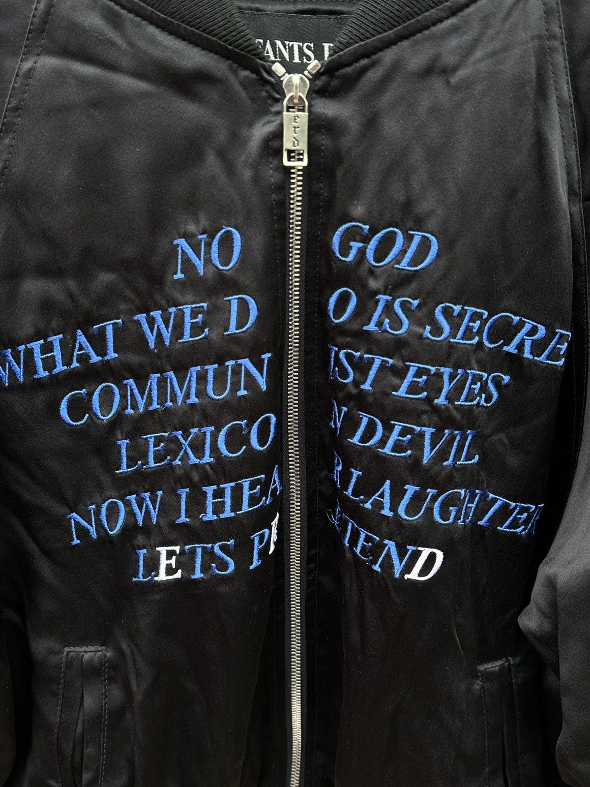 Enfants Riches Deprimes Germs Silk Bomber Jacket Size US M / EU 48-50 / 2 - 2 Thumbnail