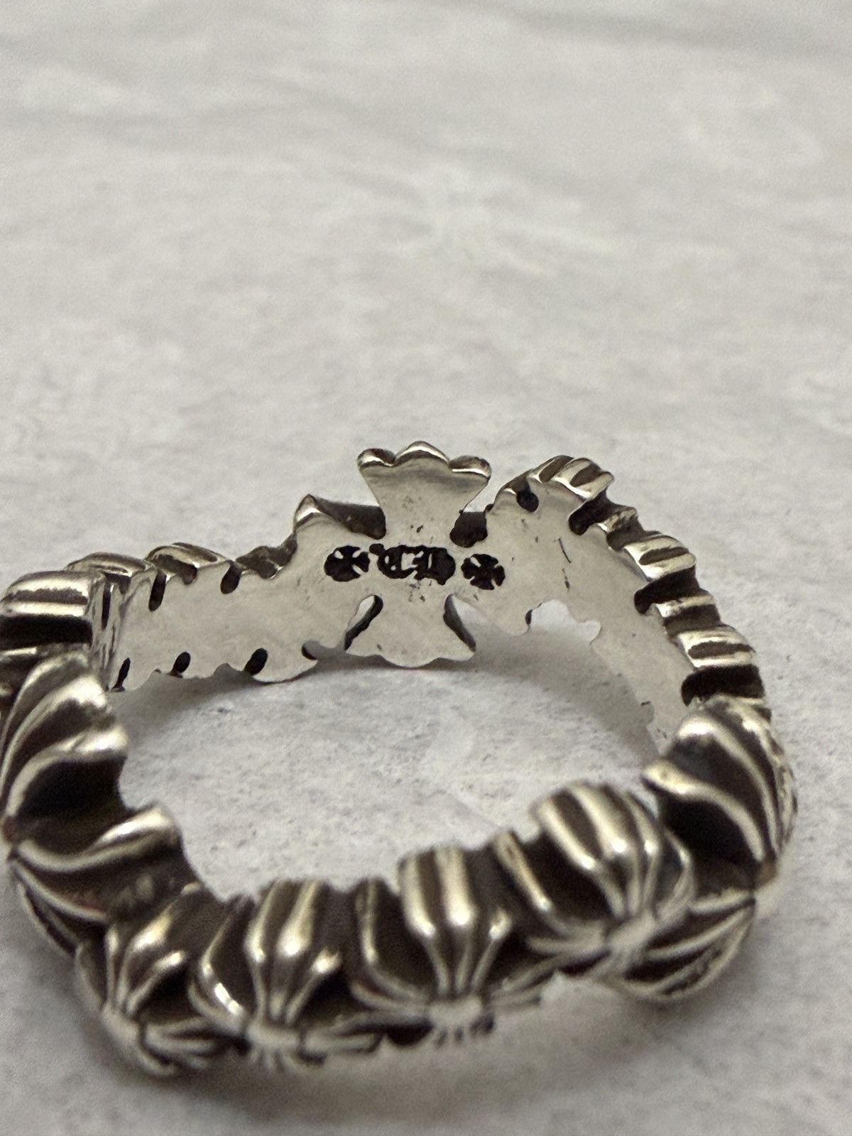 Chrome Hearts Chrome Hearts Silver Ring Wave Plus Size ONE SIZE - 4 Thumbnail