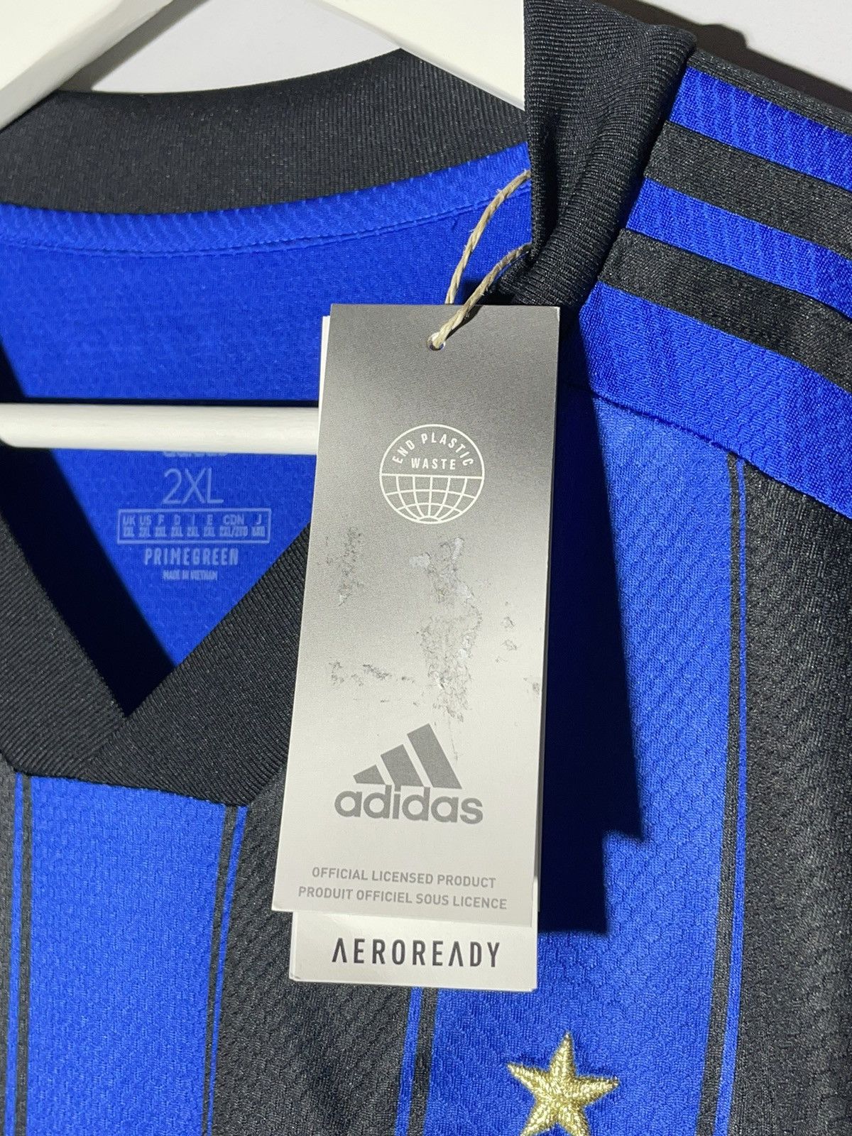 Adidas Hamburger SV Adidas 2021/22 Y2k Streetwear Football Shirt Size US XL / EU 56 / 4 - 6 Thumbnail