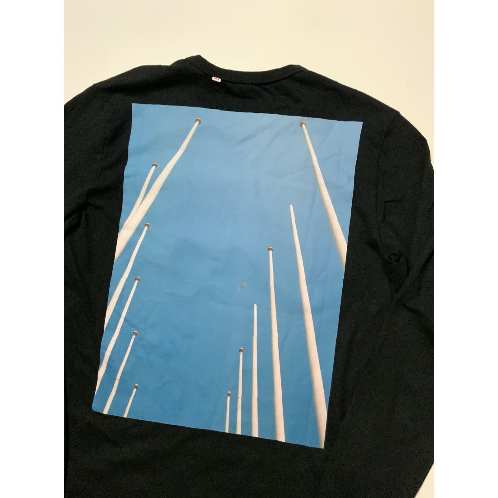 Globe VINTAGE Globe X Alex Papke Airplane Mode Skateboarding Fine Art Graphic L/S T-Shirt Sz.M Mens Black Size US M / EU 48-50 / 2 - 4 Thumbnail