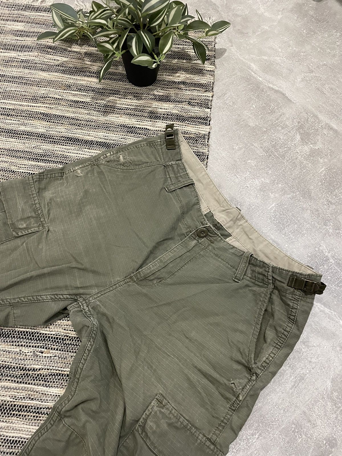 90s USA WORKWEAR DOUBLE KNEE PANT AVIATION CARGO MULTIPOCKET