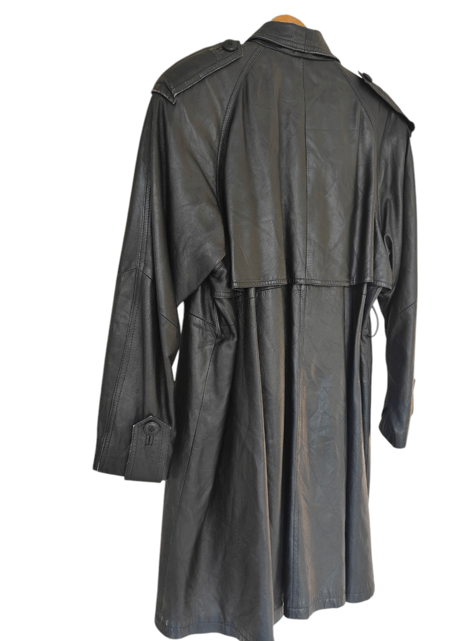 MR & MRS ITALY 💥LAST CALL💥 Brama Italian Leather Trench Coat Size US M / EU 48-50 / 2 - 7 Thumbnail