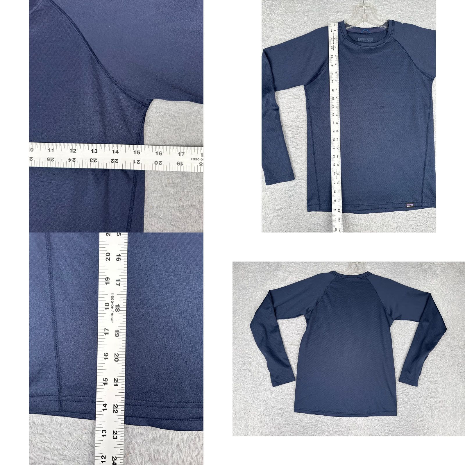 Patagonia Patagonia Shirt Junior Extra Large Blue Capilene Baselayer Long Sleeve Polyester Size XL / US 12-14 / IT 48-50 - 8 Thumbnail