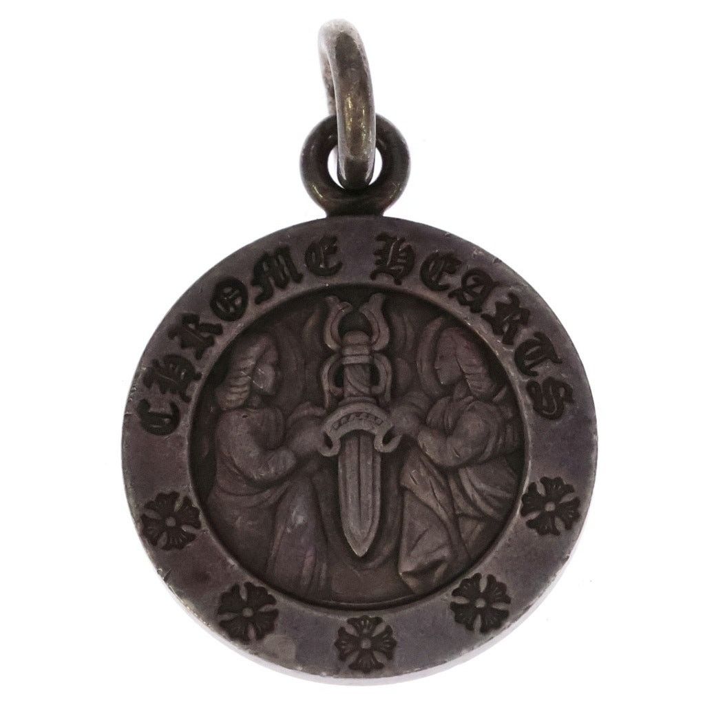 Chrome Hearts Chrome Hearts Angel Medal Charm Necklace V1 | Grailed