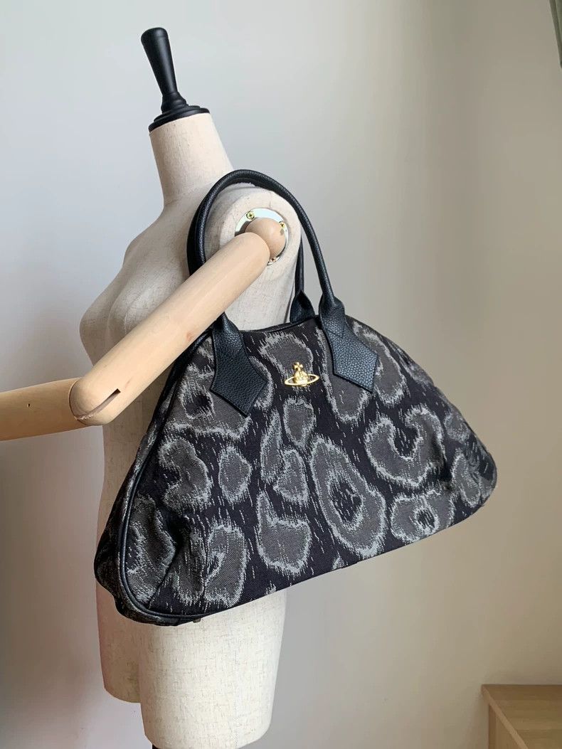 Vivienne Westwood Vivienne Westwood Black and grey leopard print bowling tot Size ONE SIZE - 2 Thumbnail