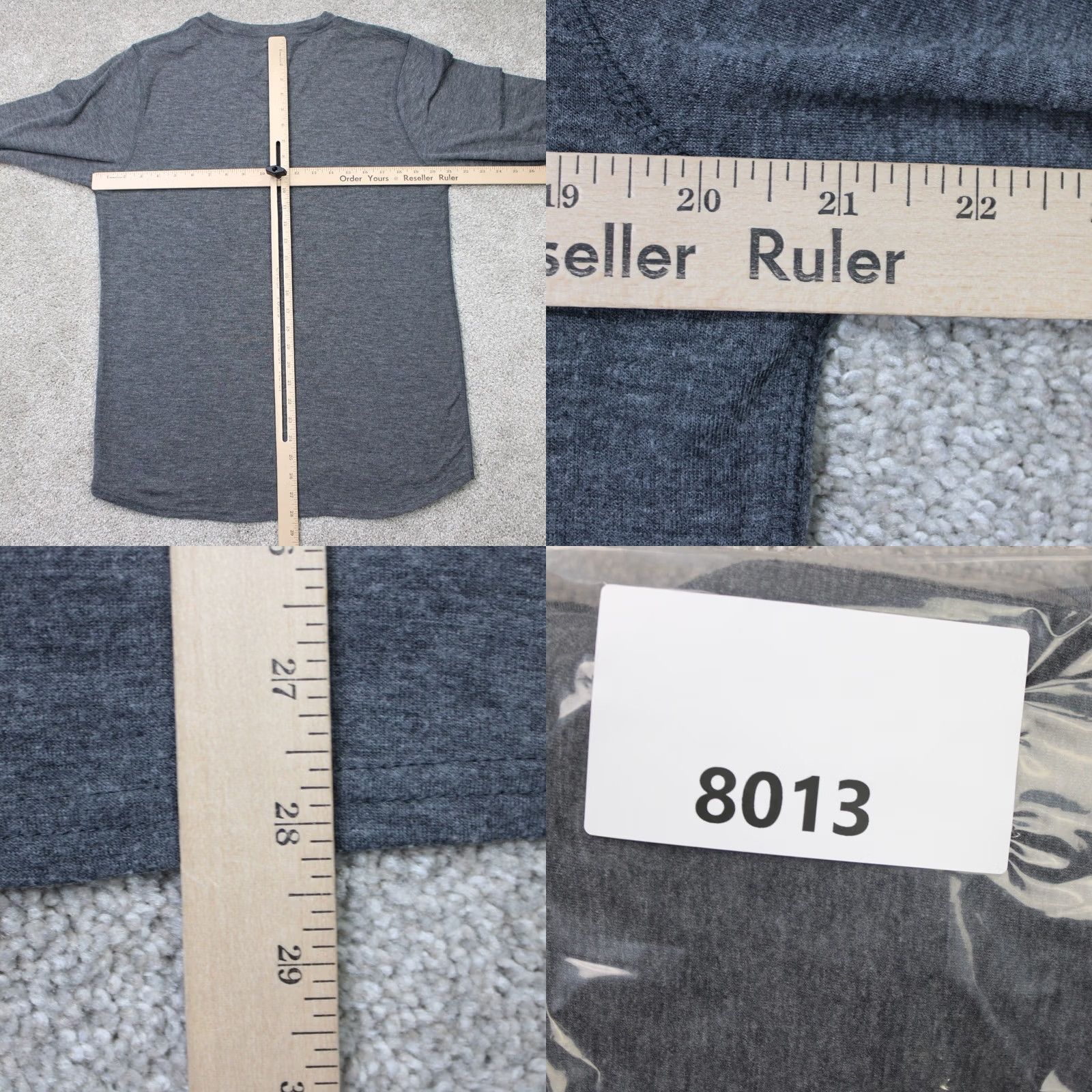 Vintage Omni-Wool Base Layer Shirt Mens XL Gray Wool Blend Poly Lined Long Sleeve Size US XL / EU 56 / 4 - 8 Thumbnail