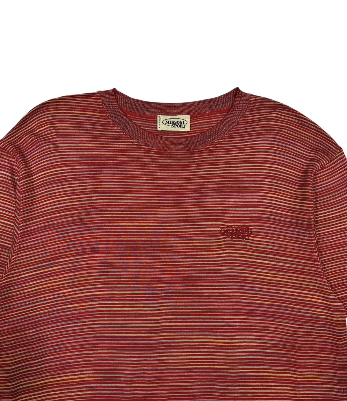 Missoni Vtg🔥Missoni Sport Multicolor Striped Tee Size US S / EU 44-46 / 1 - 3 Thumbnail