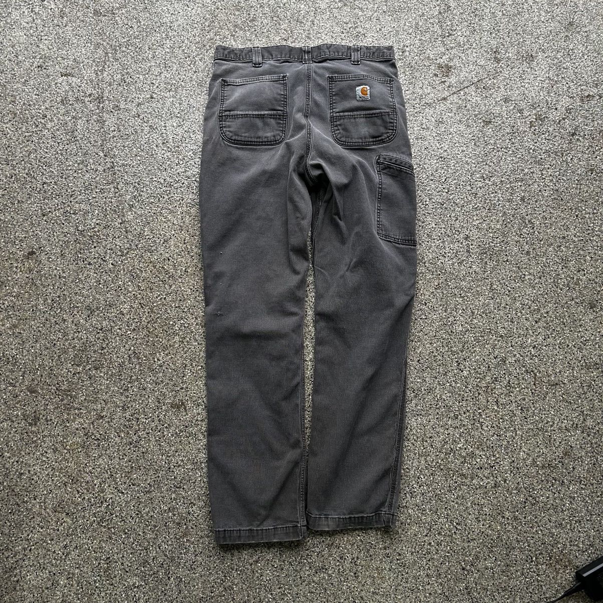 Carhartt vintae grey relaxed fit carhartt pants Size US 36 / EU 52 - 2 Thumbnail