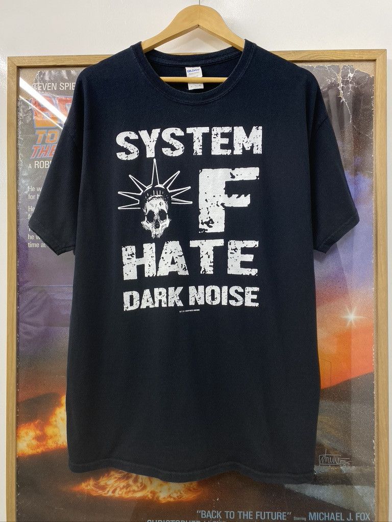 Band Tees × Gildan 10s System Of Hate Dark Noise English Punk Band Promo Tee Size US XL / EU 56 / 4 - 1 Thumbnail
