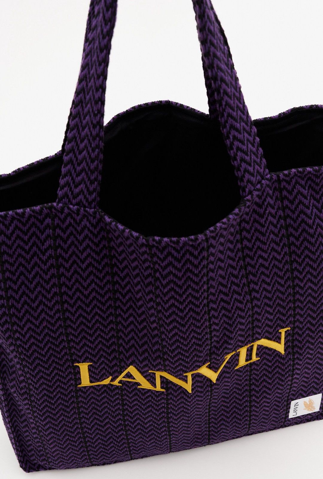 Future × Lanvin Last Size Lanvin x Future Embroidered Curb Shopping Bag Size ONE SIZE - 4 Thumbnail