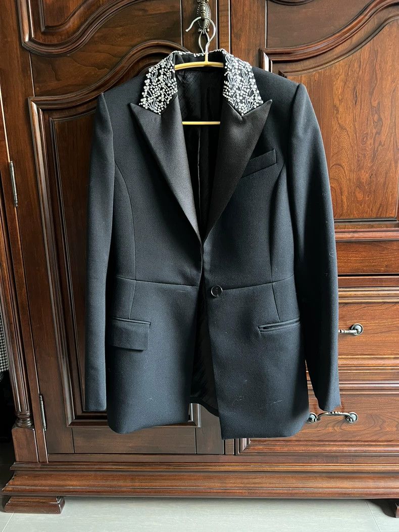Givenchy Givenchy Diamond-studded suit jacket, size 36, classic bla Size US XS / EU 42 / 0 - 1 Thumbnail