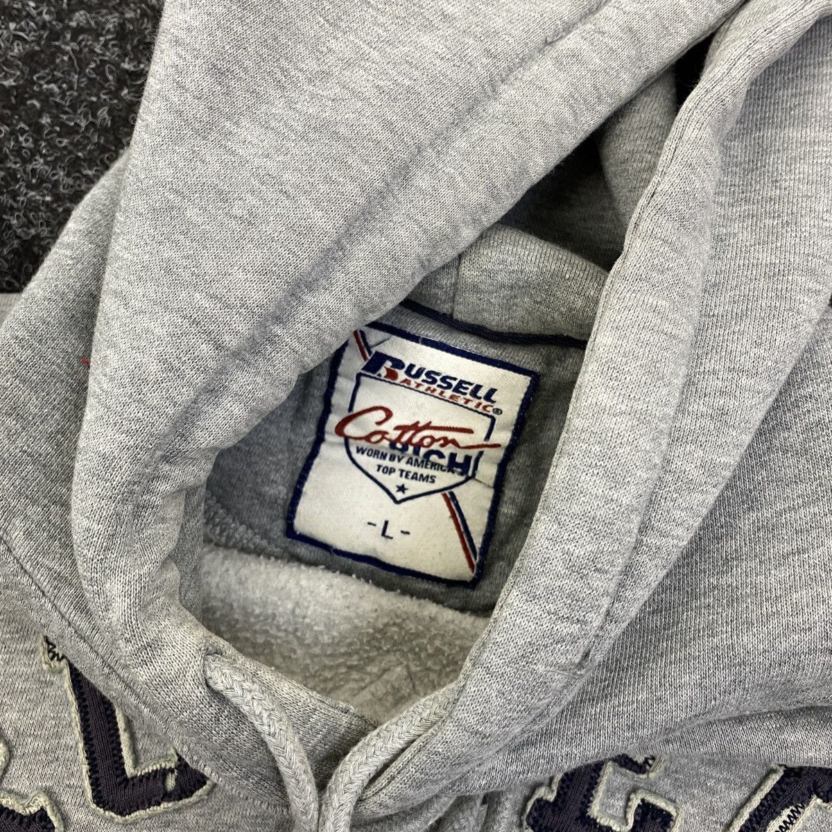 Russell Athletic RUSSELL ATHLETIC VINTAGE BOXY HOODIE Y2K Size L / US 10 / IT 46 - 11 Thumbnail
