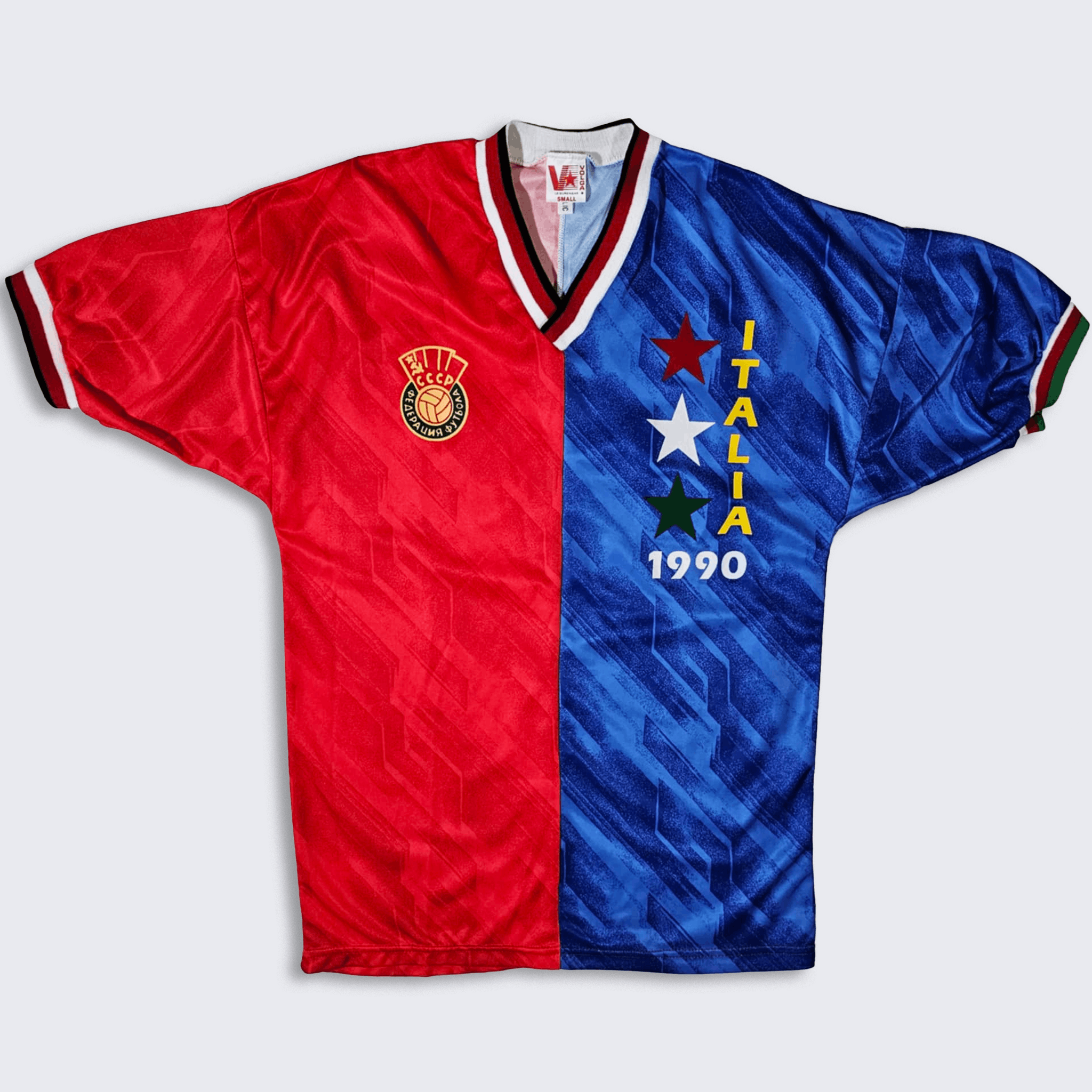 Vintage CCCP USSR Russia vs Italy Vintage 90s Volga Soccer Jersey Size US S / EU 44-46 / 1 - 1 Thumbnail