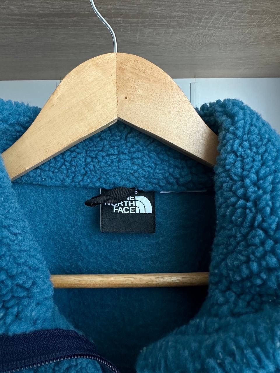 The North Face × Vintage Vintage The North Face Fleece Blue Big Logo Jacket Size US S / EU 44-46 / 1 - 11 Thumbnail
