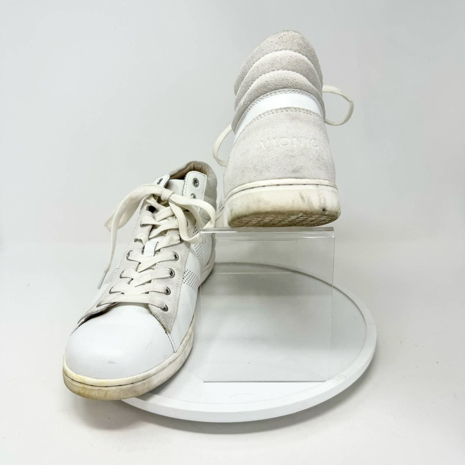 Vionic Vionic Mott Malcom White High Top Comfort Lace Up Sneaker 12 Size US 12 / EU 45 - 3 Thumbnail