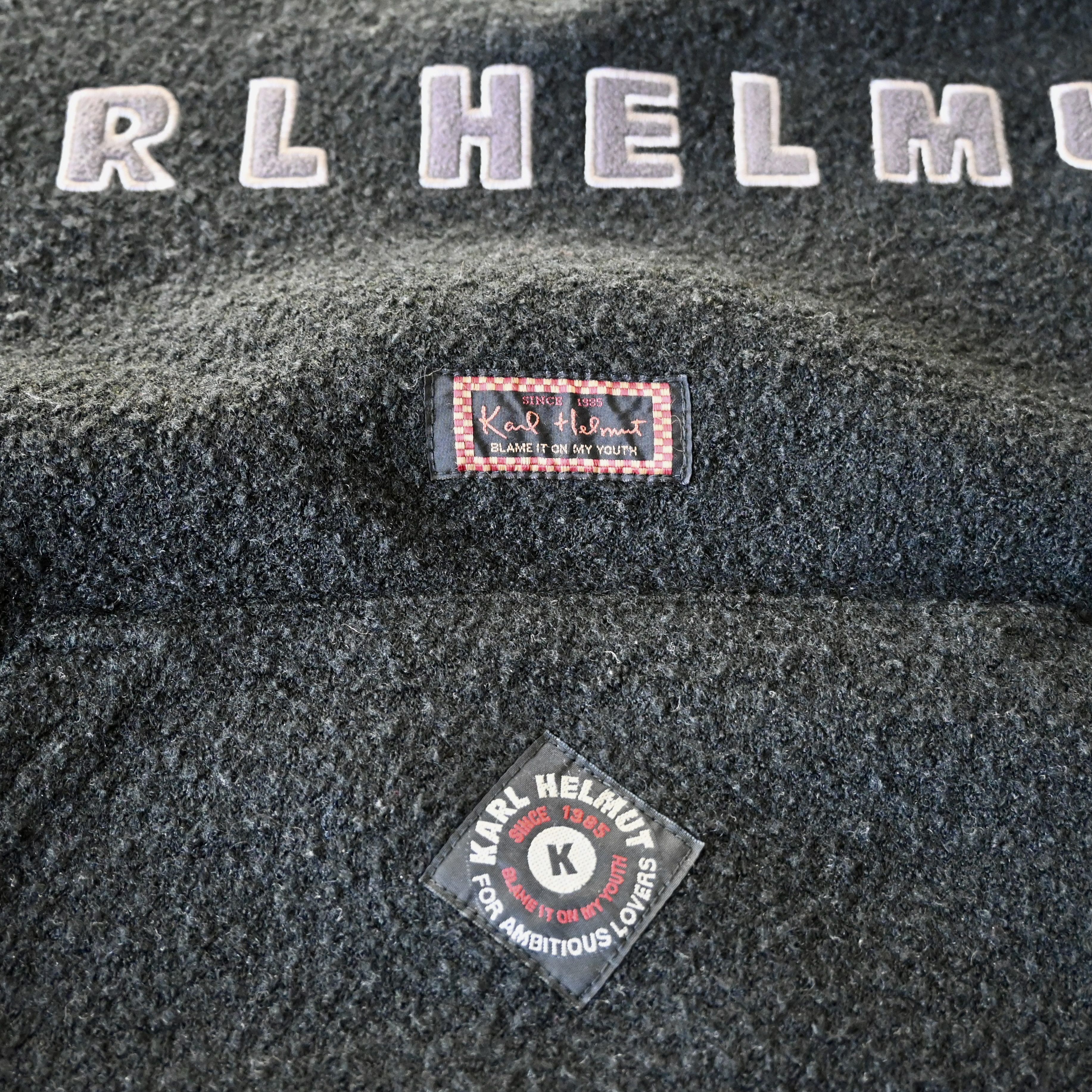 Karl Helmut VTG Karl Helmt pile shell pullover bomber jkt, made in Japan Size US M / EU 48-50 / 2 - 14 Thumbnail