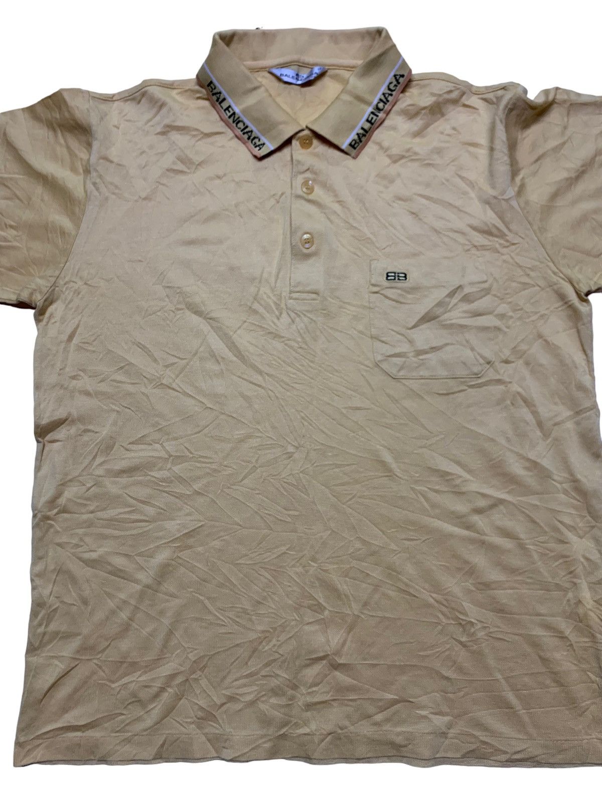 Balenciaga × Vintage B B BALENCIAGA POLO SHIRT VINTAGE Size US M / EU 48-50 / 2 - 5 Thumbnail