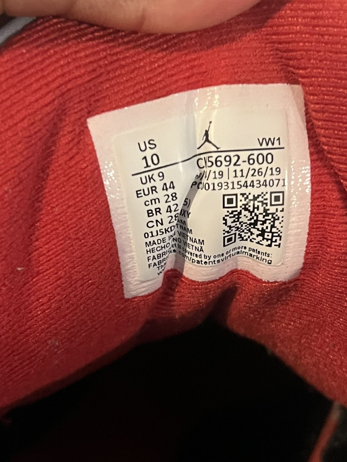 Jordan Brand Jordan 3 Retro SE Unite Fire Red Size US 10 / EU 43 - 6 Thumbnail