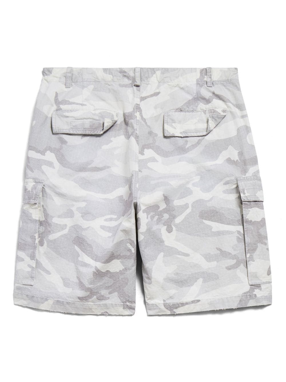 Balenciaga o1bcso1str0425 Cargo Shorts in Light Grey/White Size US 28 / EU 44 - 5 Thumbnail