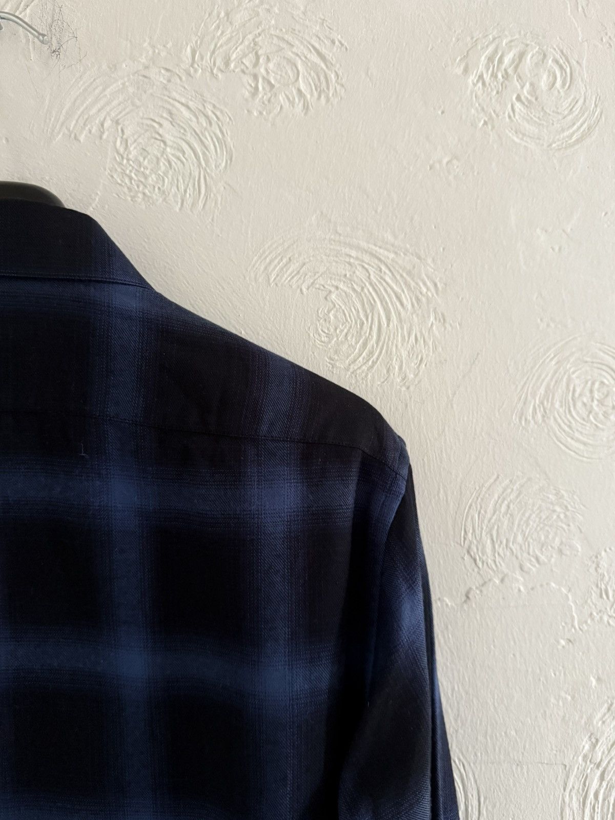 Hedi Slimane × Saint Laurent Paris Saint Laurent SS16 blue stripe flannel shirt Size US S / EU 44-46 / 1 - 8 Thumbnail