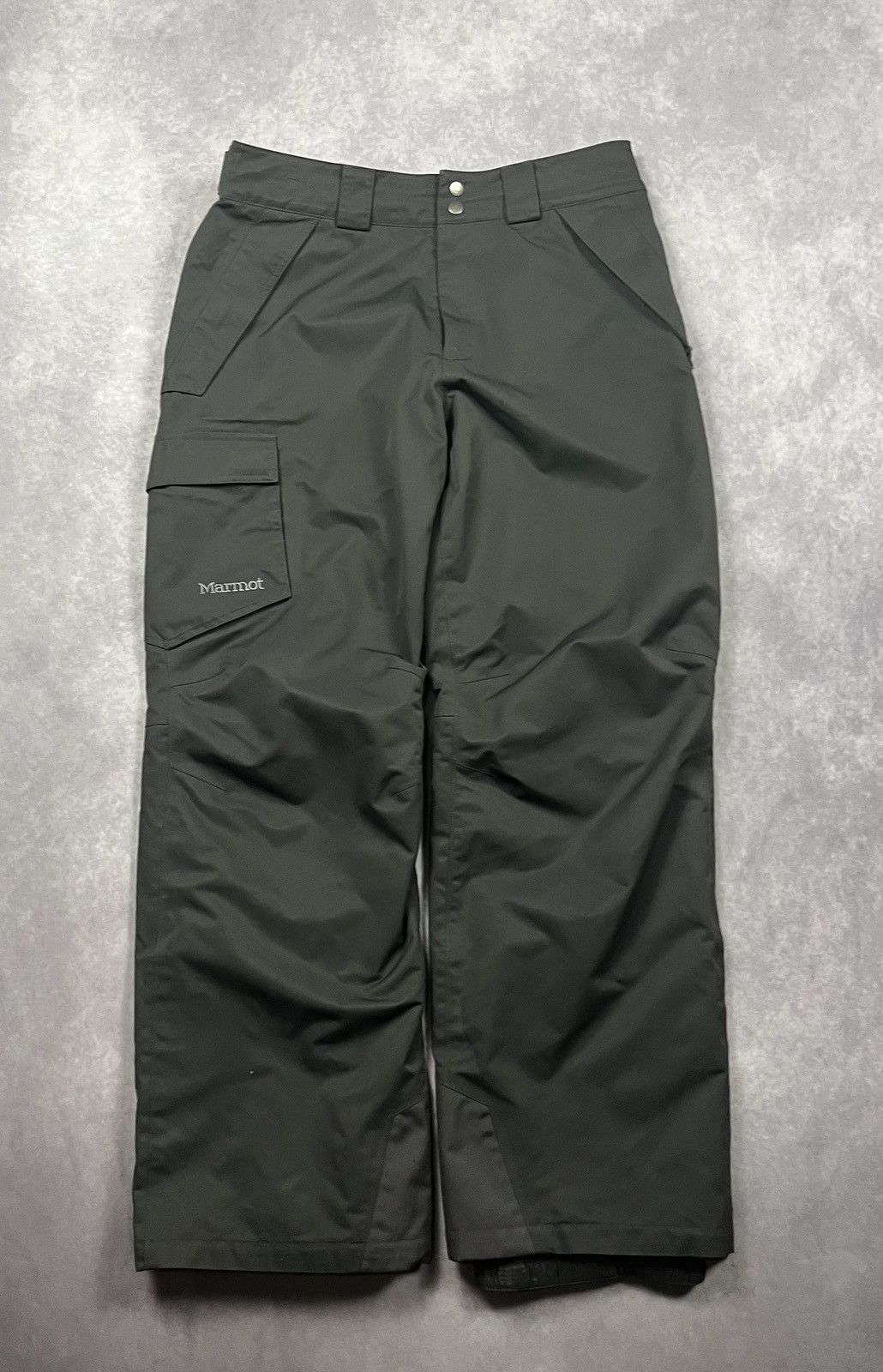 Marmot MARMOT Snow Pants Mens Large Size Black Ski Nylon Cargo Size US 34 / EU 50 - 1 Thumbnail