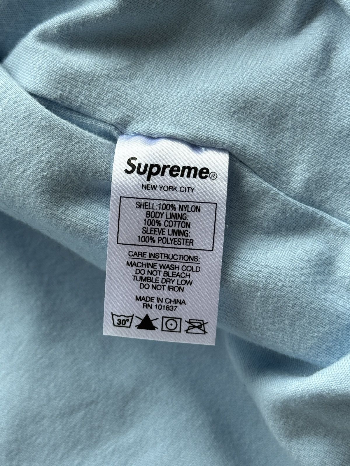 Supreme Supreme Paneled Track Jacket Light Blue Size Medium Size US M / EU 48-50 / 2 - 8 Thumbnail