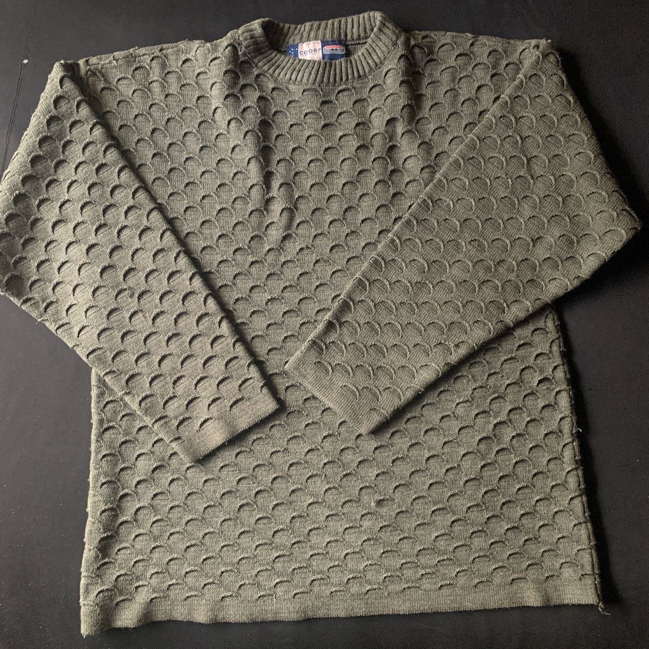 Coogi Coogi vintage olive sweater Size US XXL / EU 58 / 5 - 1 Thumbnail