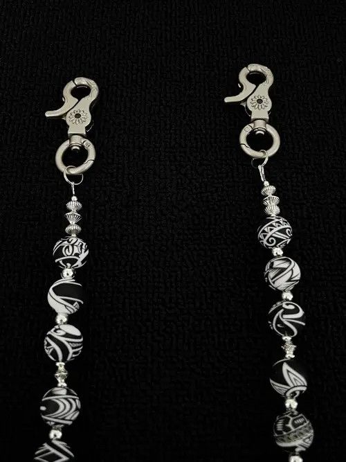 Jewelry Cashew Bead Pants Wallet Chain,Y2K Jeans Chain Size ONE SIZE - 5 Thumbnail