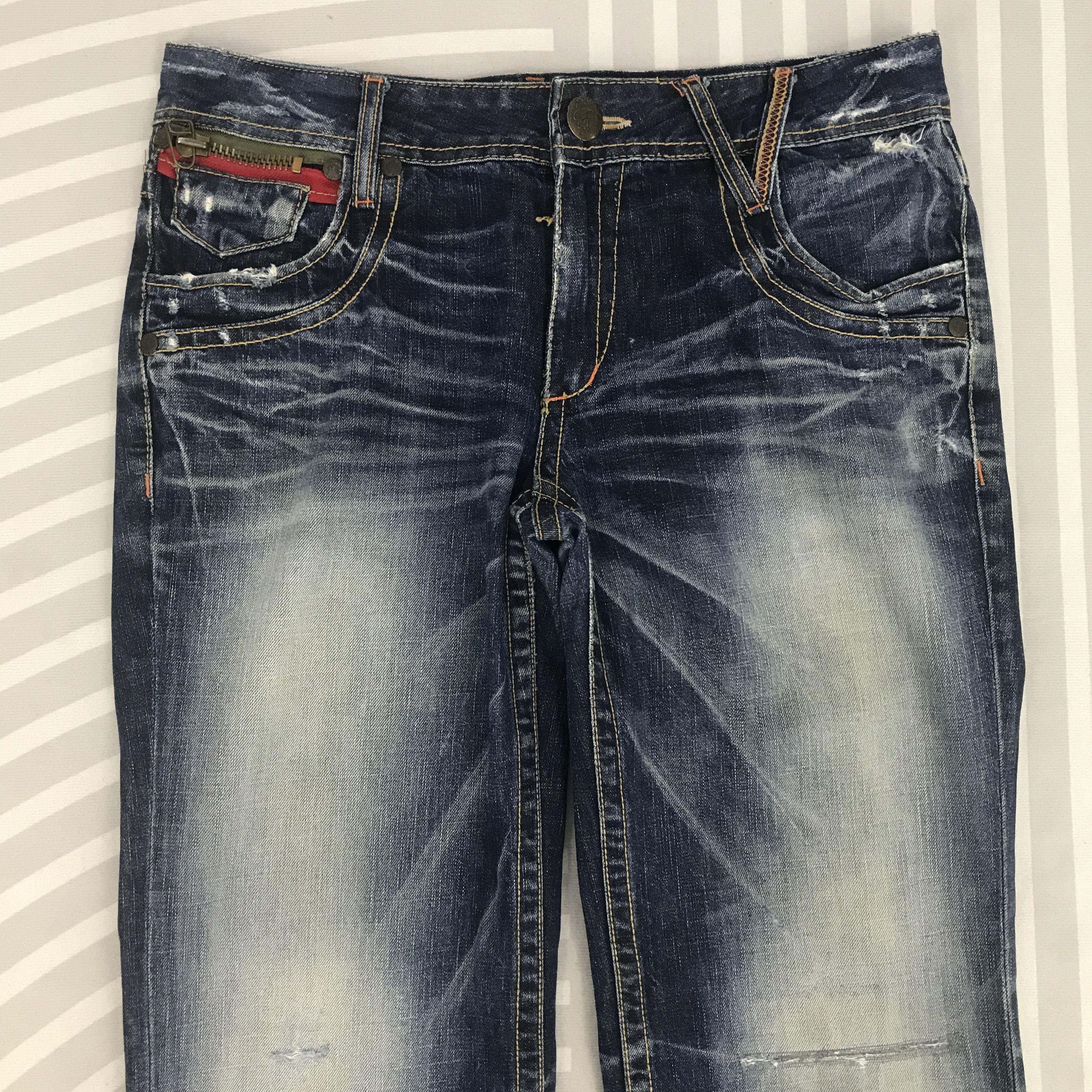 Vintage Vintage Lolita Distressed denim faded Jeans Size US 34 / EU 50 - 2 Thumbnail