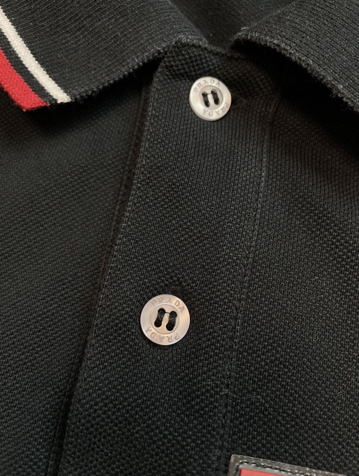 Prada Prada red tab polo black Size US M / EU 48-50 / 2 - 7 Thumbnail