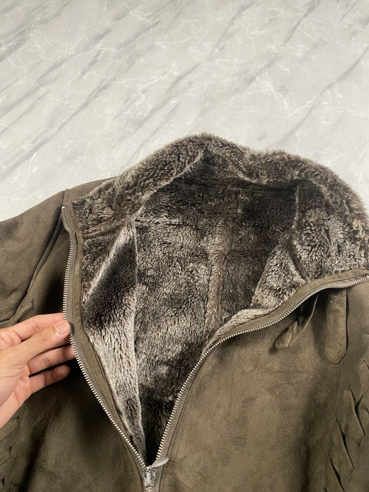 Japanese Brand Vintage Evolution Fighting Dragon Leather Army Jacket Size US M / EU 48-50 / 2 - 5 Thumbnail