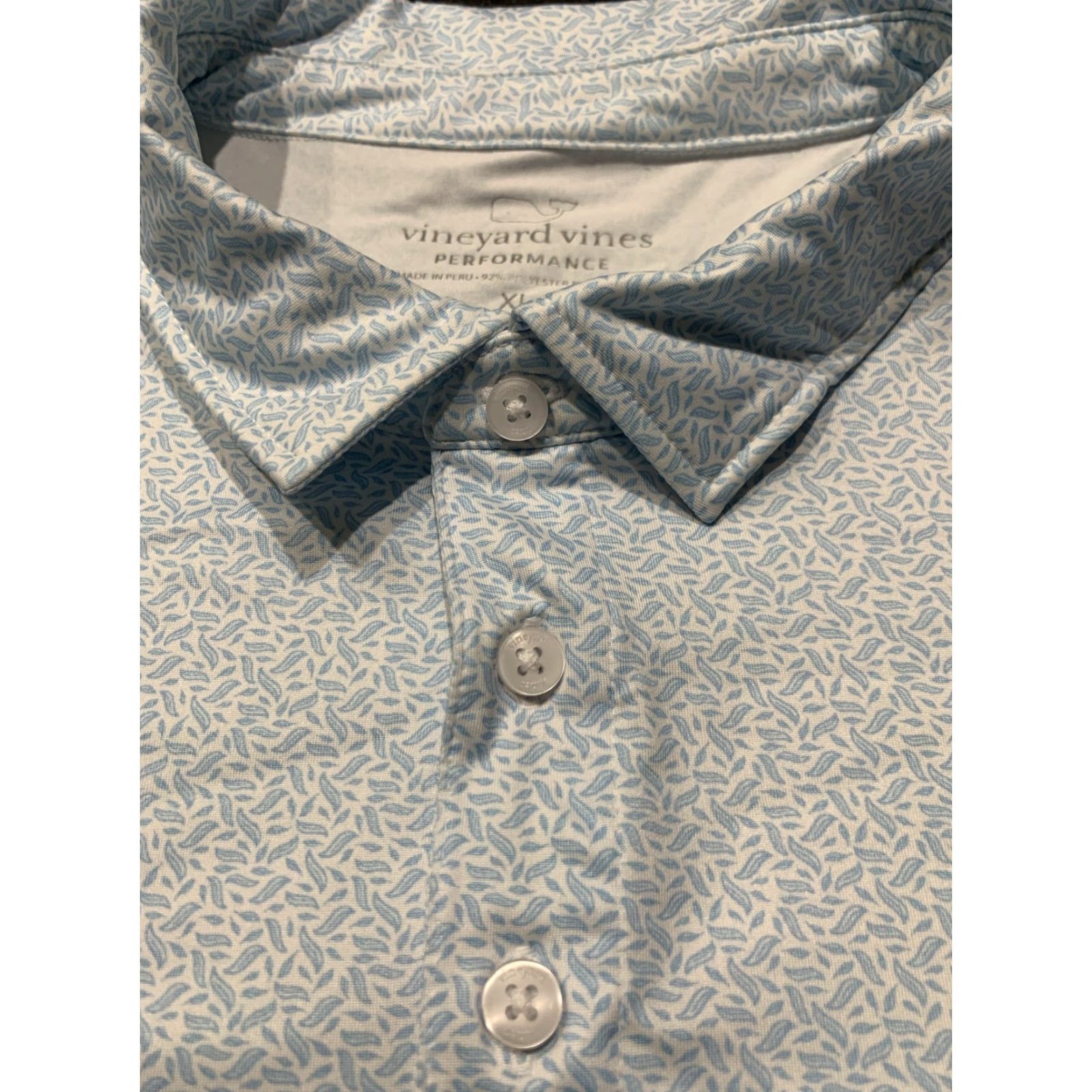 Vineyard Vines VINEYARD VINES Performance Golf Polo Shirt Men XL Multicolor Striped Classic Texas Size US XL / EU 56 / 4 - 6 Thumbnail