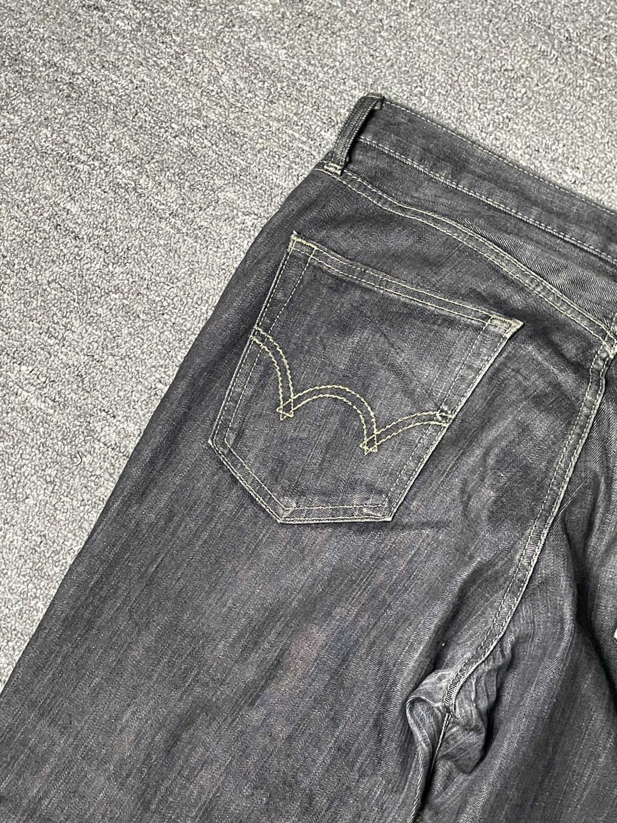 Edwin × Japanese Brand × Vintage EDWIN Men’s Straight Cut Jeans (83) Size US 36 / EU 52 - 10 Thumbnail