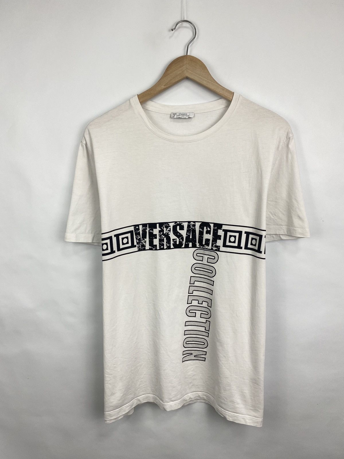 Versace 🇮🇹 Gianni Versace T-Shirt Rare Retro Hype Y2K Size US XL / EU 56 / 4 - 3 Thumbnail