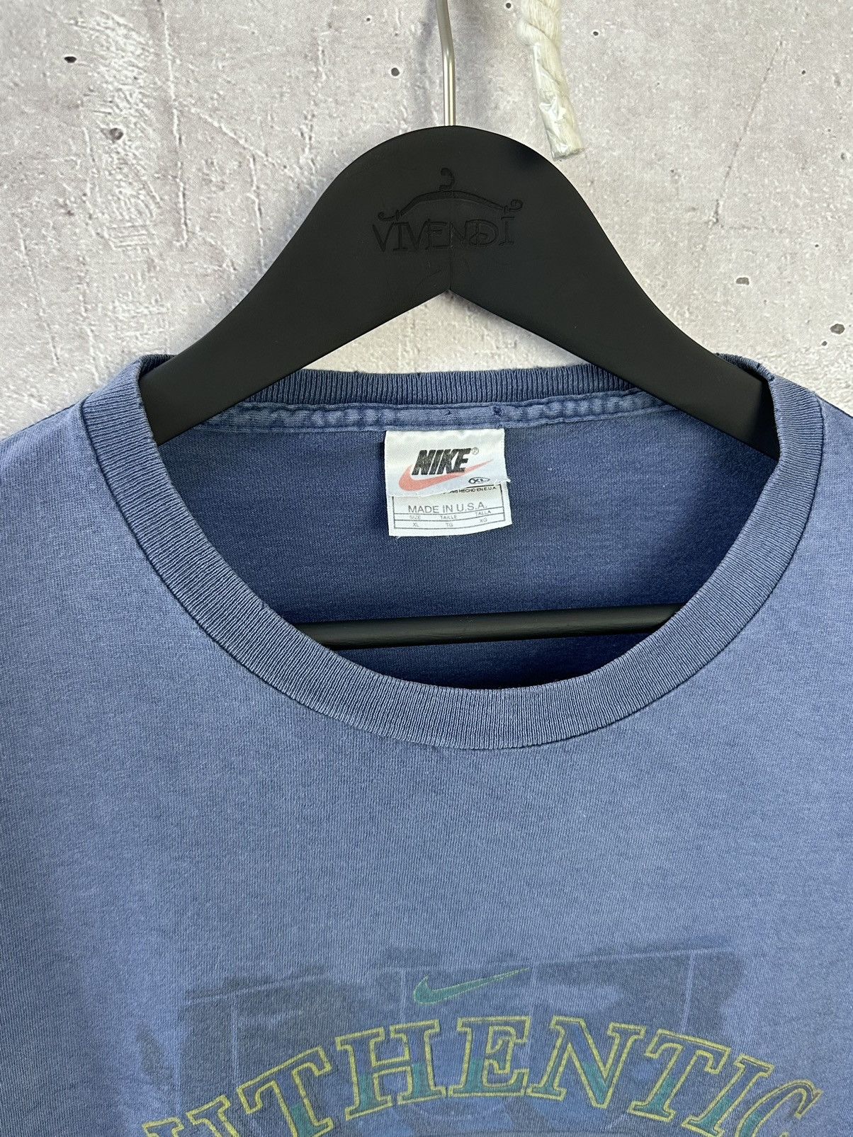 Nike Y2K Nike Vintage Authentic Basketball USA Destroyed Tee Size US XL / EU 56 / 4 - 4 Thumbnail