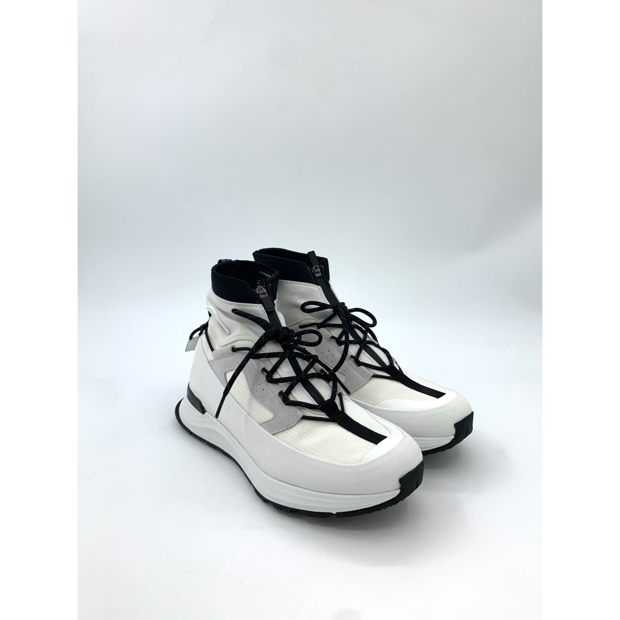 Canada Goose Canada Goose White Round-Toe Lace-Up High-Top Sneakers (Size Size US 10 / EU 43 - 8 Thumbnail