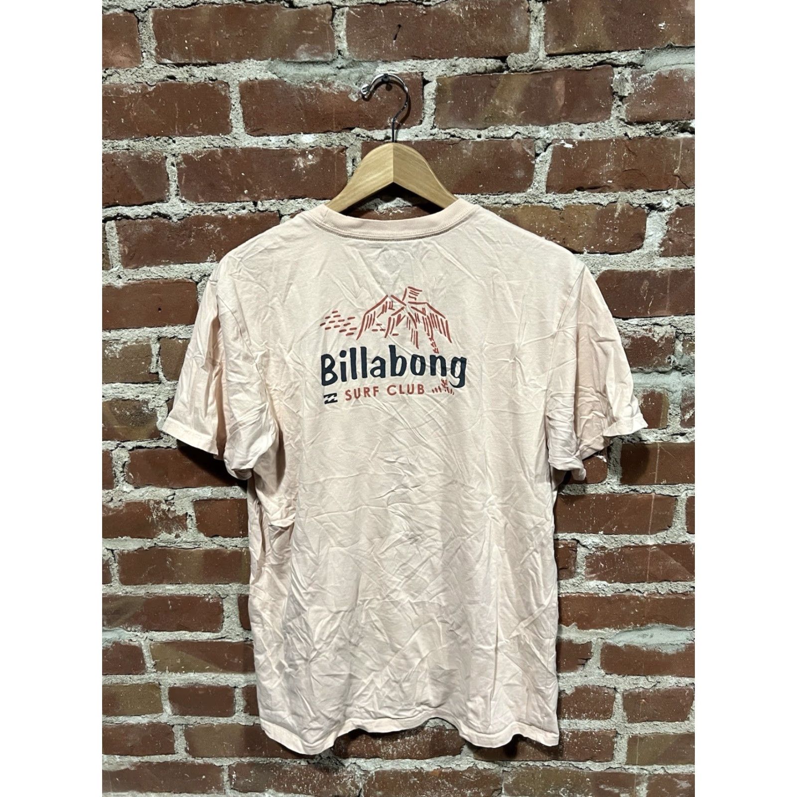 Billabong Billabong T-Shirt Mens Peach Short Sleeve Surf Club Graphic Size L Orange Size US L / EU 52-54 / 3 - 2 Thumbnail