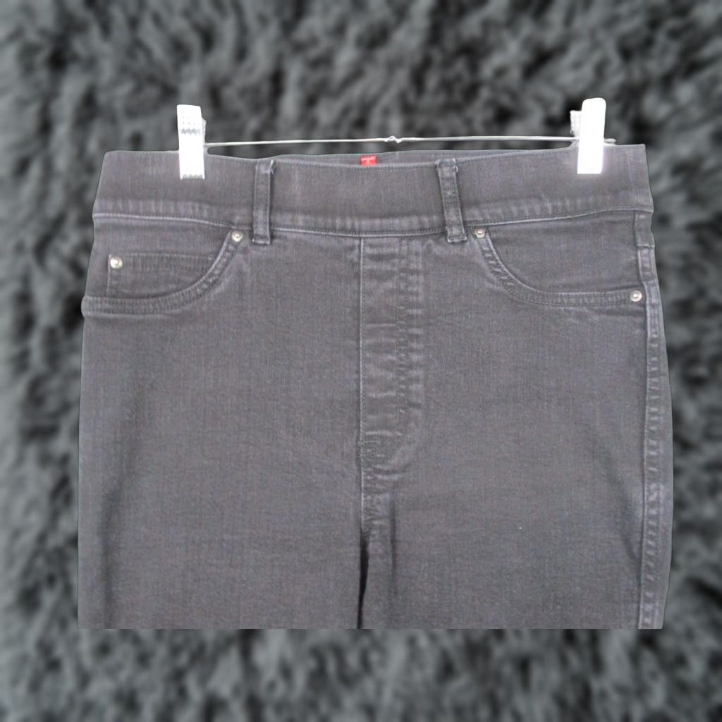 Spanx Spanx Jeans Ankle Leggings Women Medium Black Pull On Stretch Shaping Size 32" / US 10 / IT 46 - 1 Thumbnail