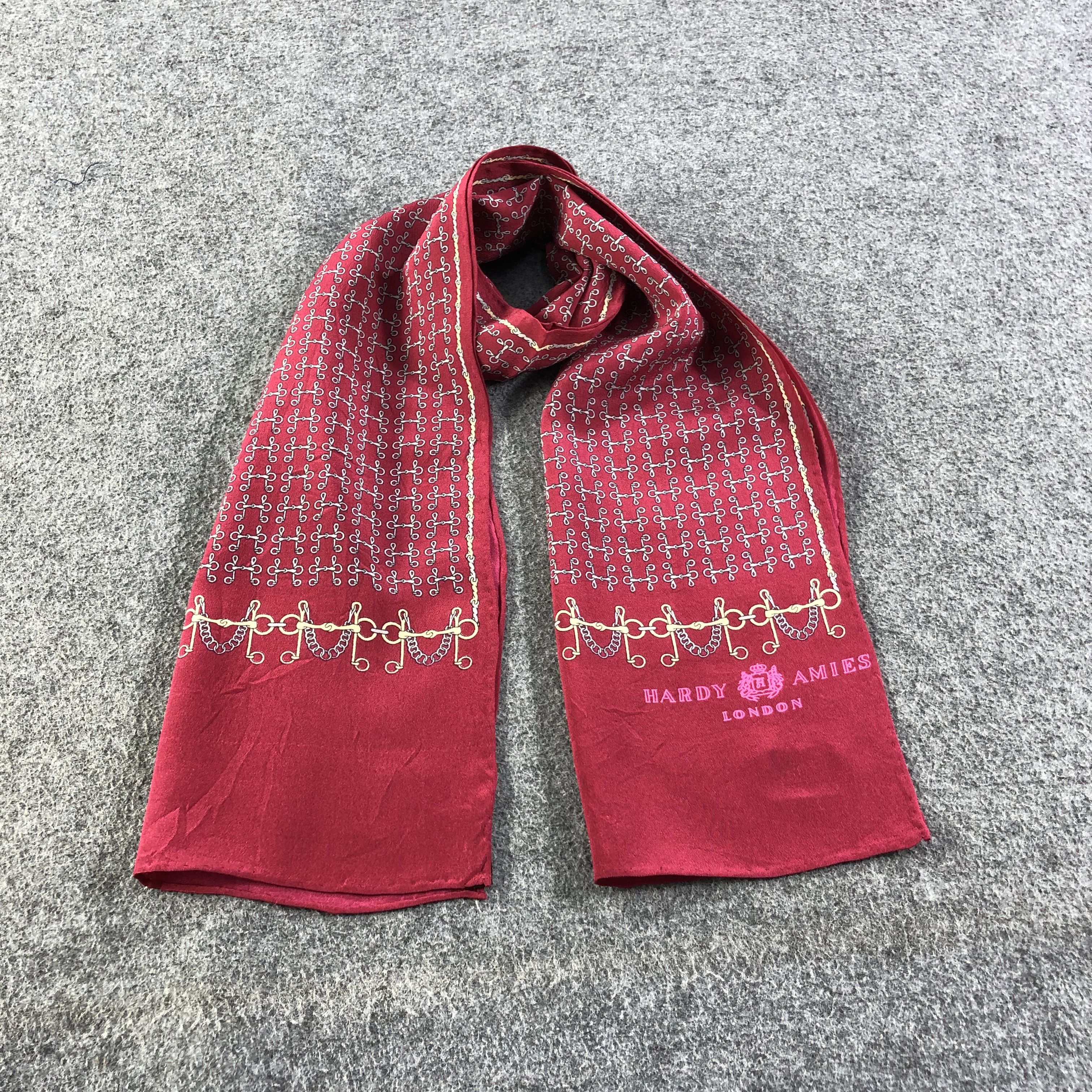 Hardy Amies Vintage Hardy Amies Silk Stole Silk Scarf M561 Size ONE SIZE - 1 Thumbnail