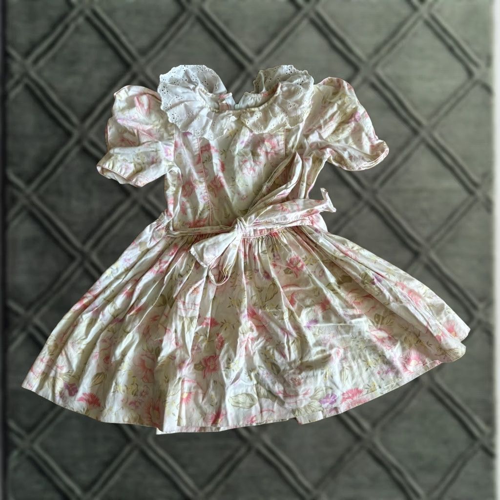 Rainbow VINTAGE Rainbow Creek 5T Pink Girls Size Lace Collar White Prairie GUC Size ONE SIZE - 1 Thumbnail