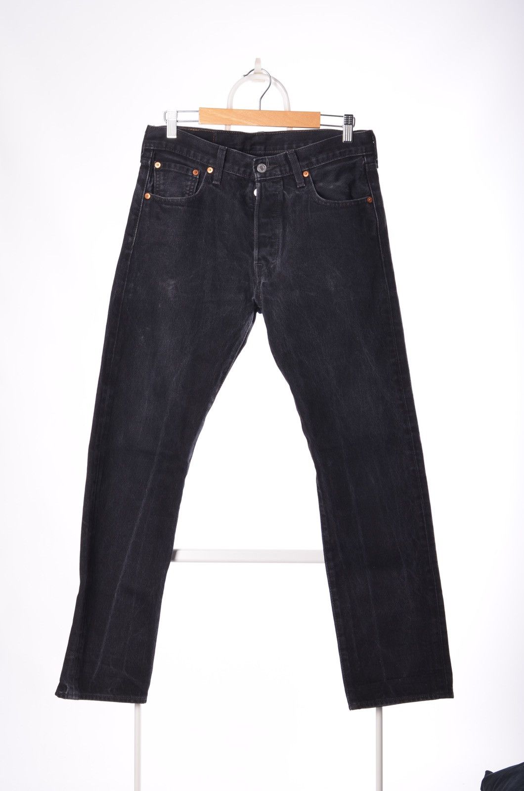Japanese Brand Vintage Levi’s 501 Perfect Faded Straight Pants Jeans Y2K Size US 30 / EU 46 - 3 Thumbnail
