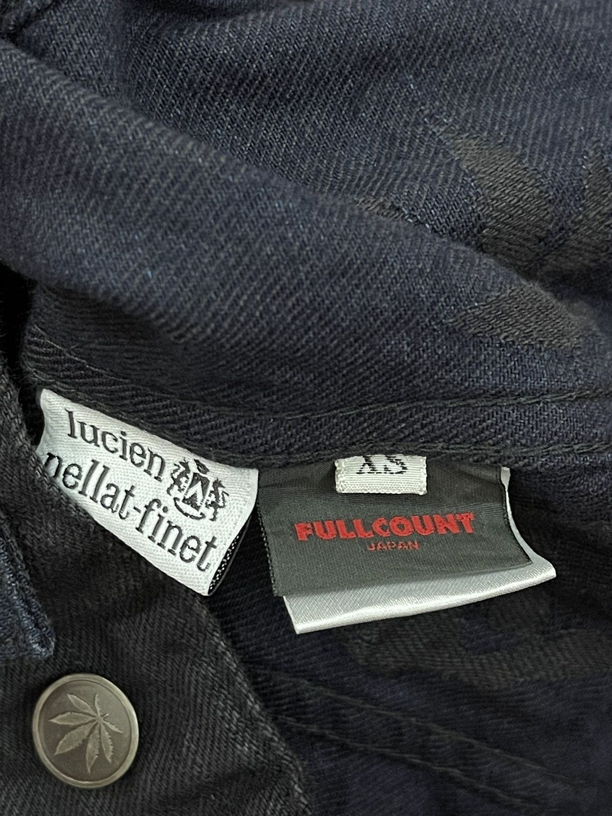Full Count & Co. Lucien Pellat-Finet + Full Count Denim Jacket Made in Japan Size US XS / EU 42 / 0 - 4 Thumbnail