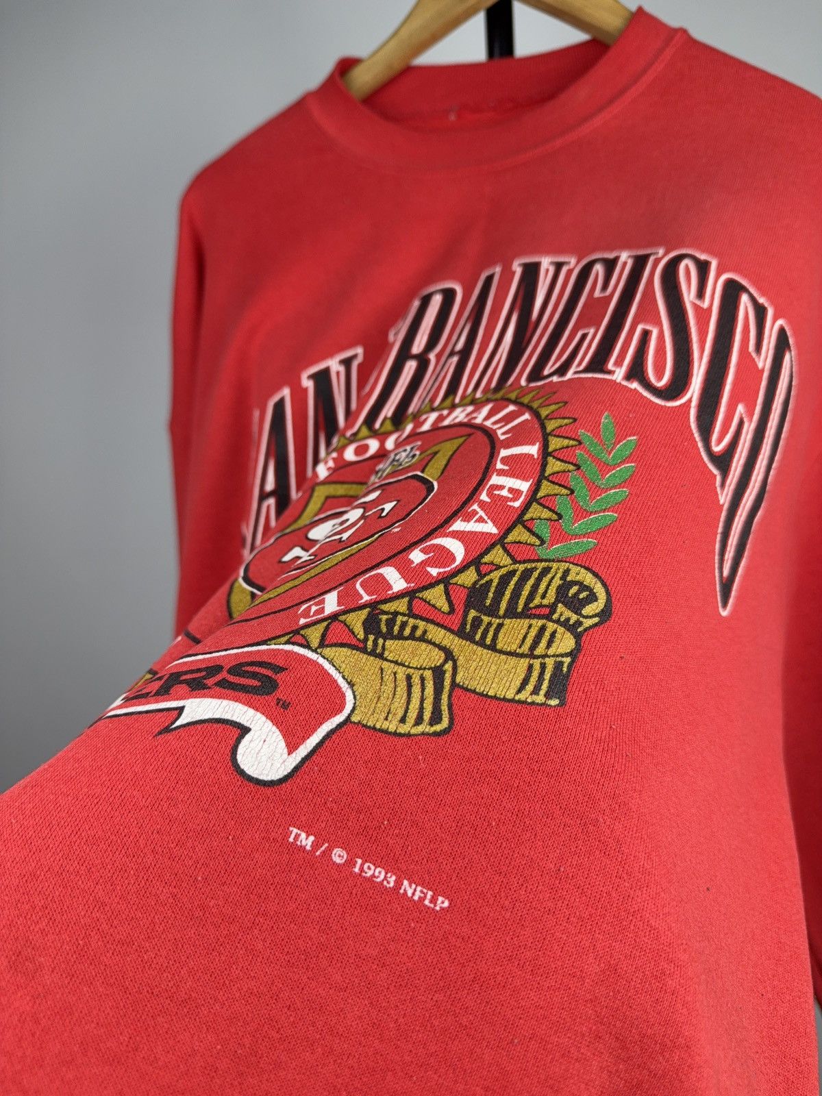 NFL Vintage 1993 49ers Nutmeg Mills Sweatshirt San Francisco NFL Size US XL / EU 56 / 4 - 6 Thumbnail