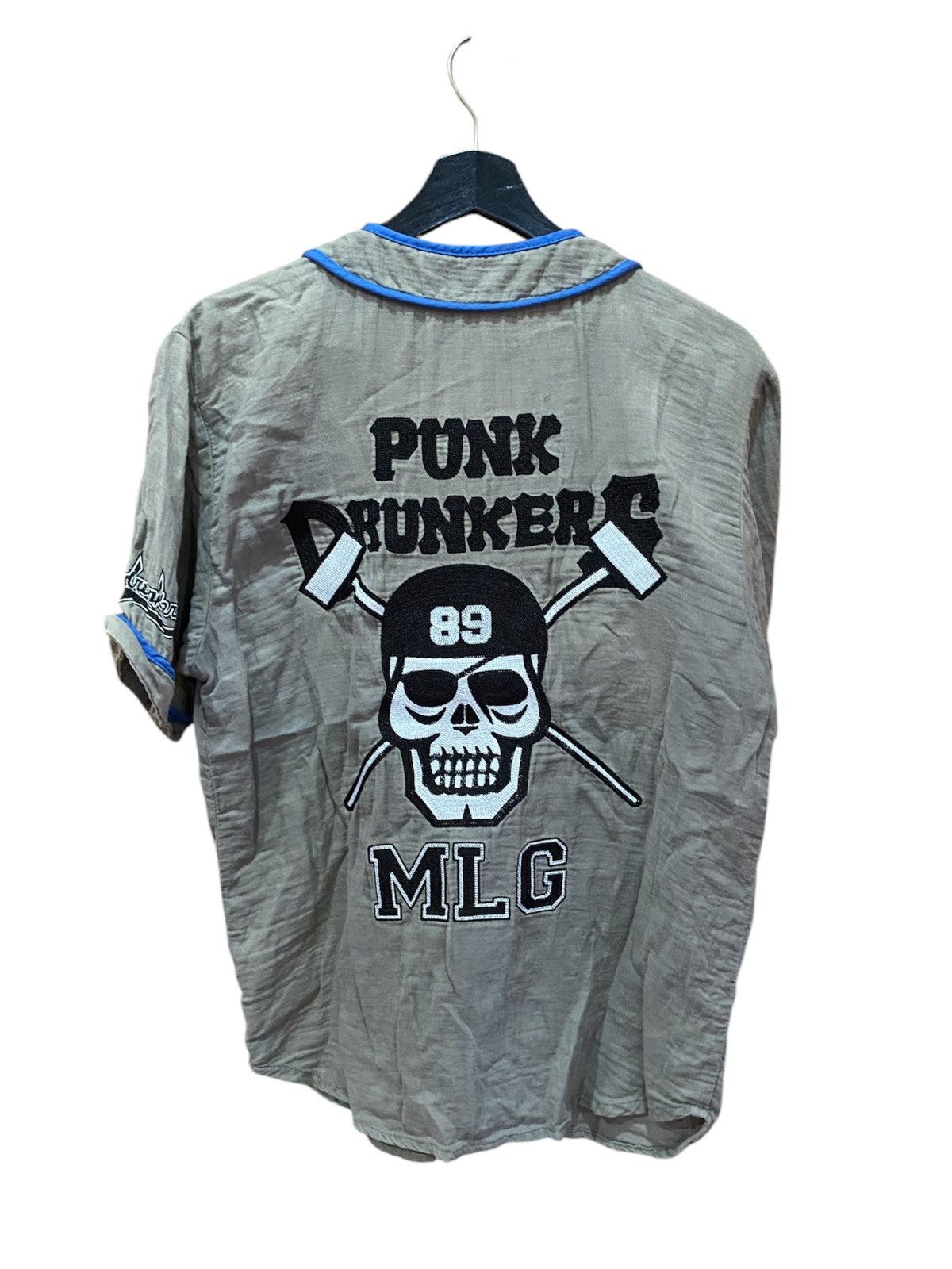 If Six Was Nine × Vintage VINTAGE PUNK DRUNKERS BASEBALL JERSEY Size US L / EU 52-54 / 3 - 1 Thumbnail