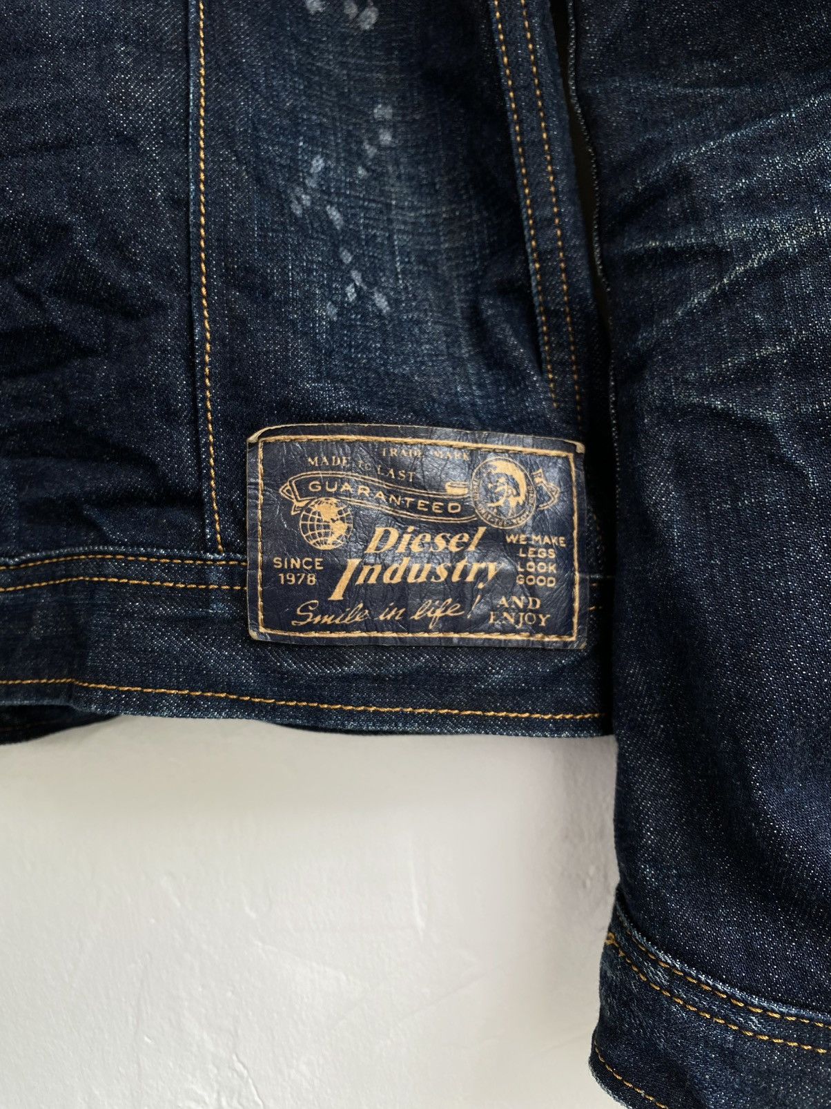 Diesel × Vintage 2010 Diesel Juzicon Giacca Washed Denim Jacket Size US S / EU 44-46 / 1 - 20 Thumbnail