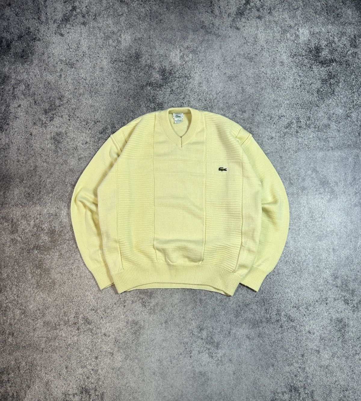 Lacoste Vintage Izod Lacoste Wool Sweater Streetwear Style USA XL Size US XL / EU 56 / 4 - 1 Thumbnail