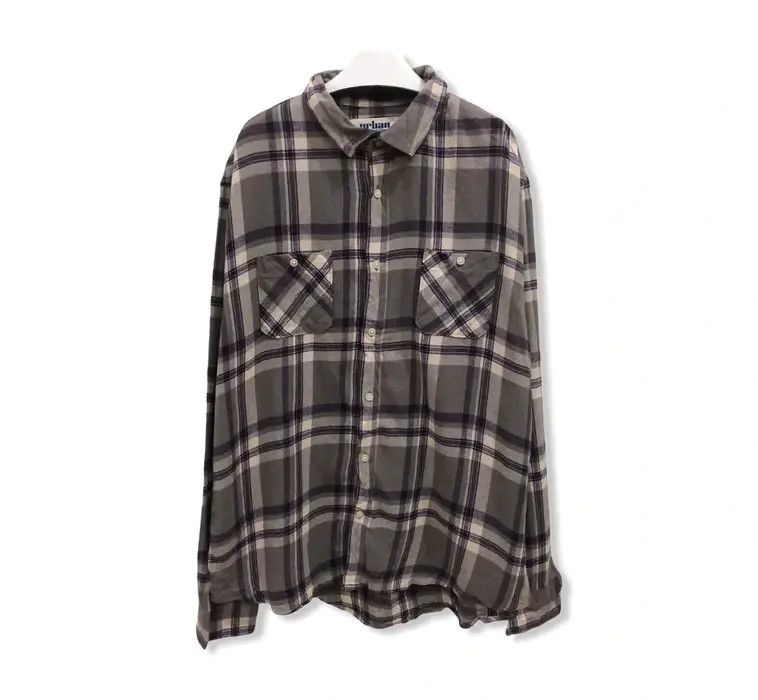 image of Plaid Tartan Flannel Shirt, Men's (Size XL)