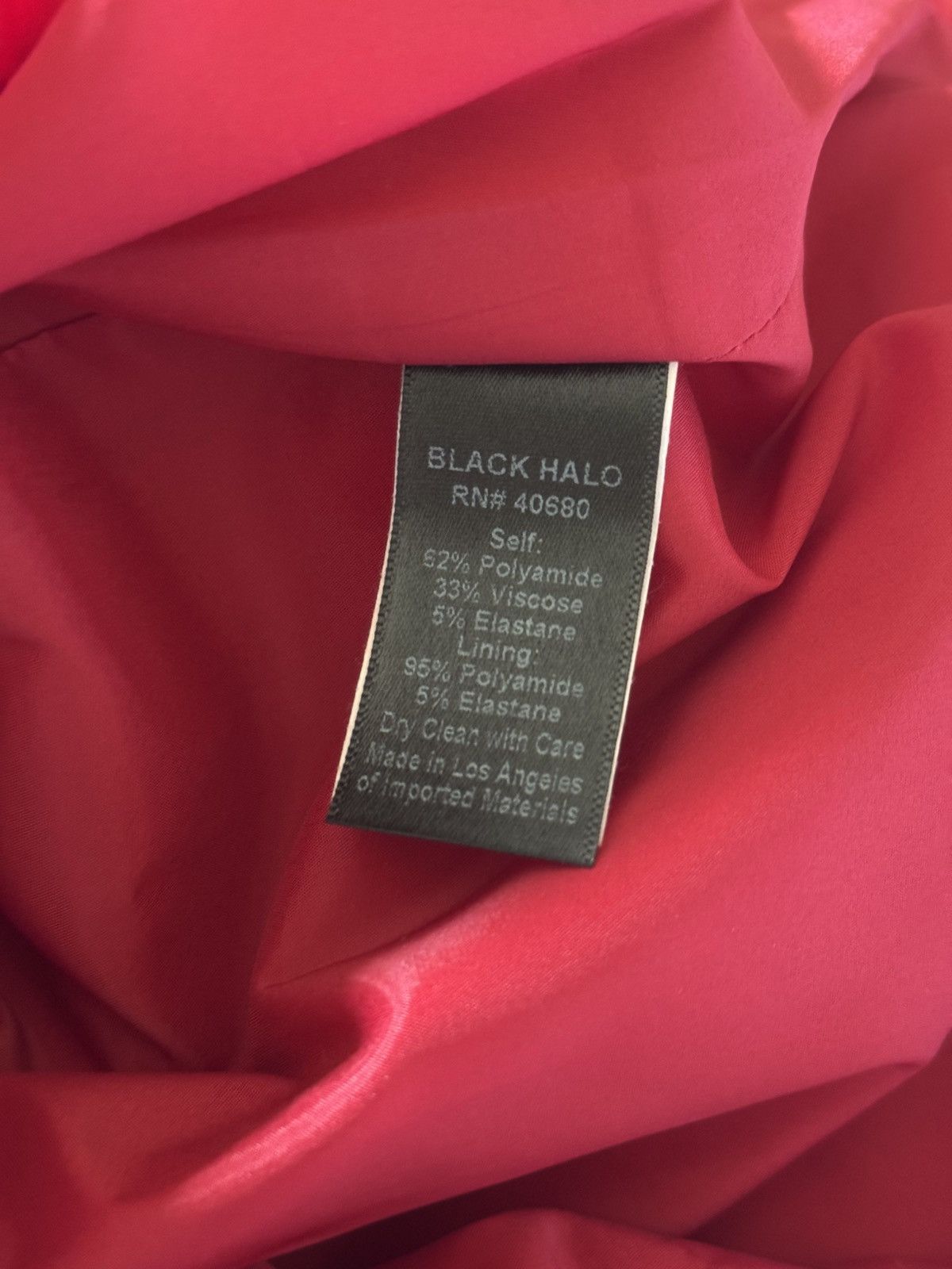 Black Halo Black Halo Red “Bonfire” Dress Size XS / US 0-2 / IT 36-38 - 9 Thumbnail